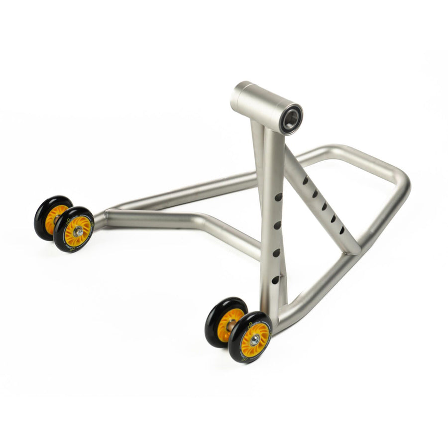 LighTech RSS010 Stainless Steel Single-Sided Swingarm Rear Stand.