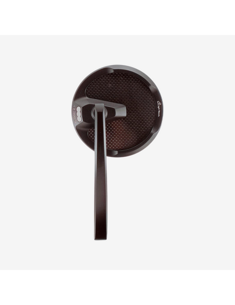 LighTech SPEAL037 round aluminium and carbon bar-end mirror, carbon back view.
