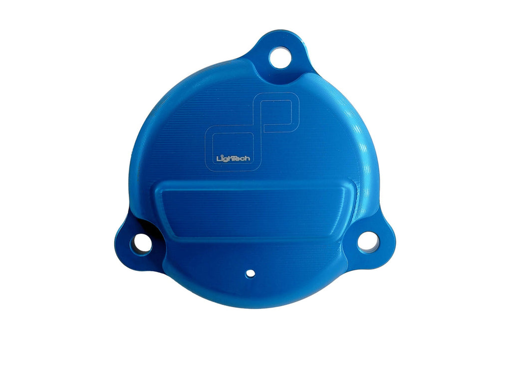 LighTech STEYA116COB Swingarm Pivot Cover - Cobalt Blue for Yamaha TMAX 560 2020-2026.