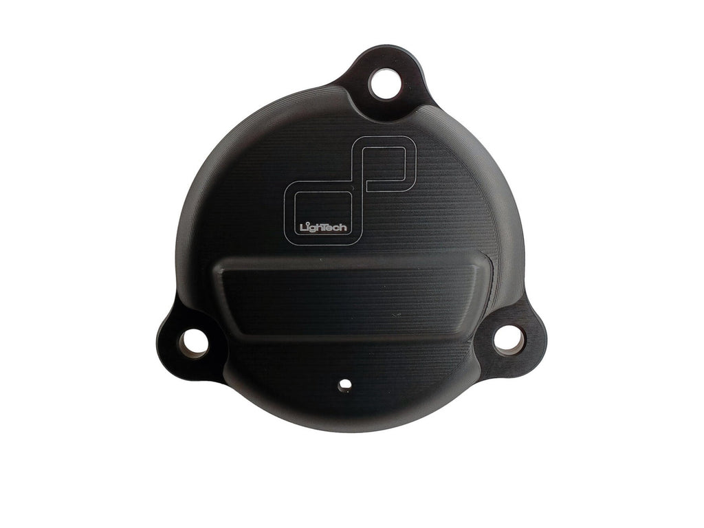LighTech STEYA116NER Swingarm Pivot Cover - Black for Yamaha TMAX 560 2020-2026.