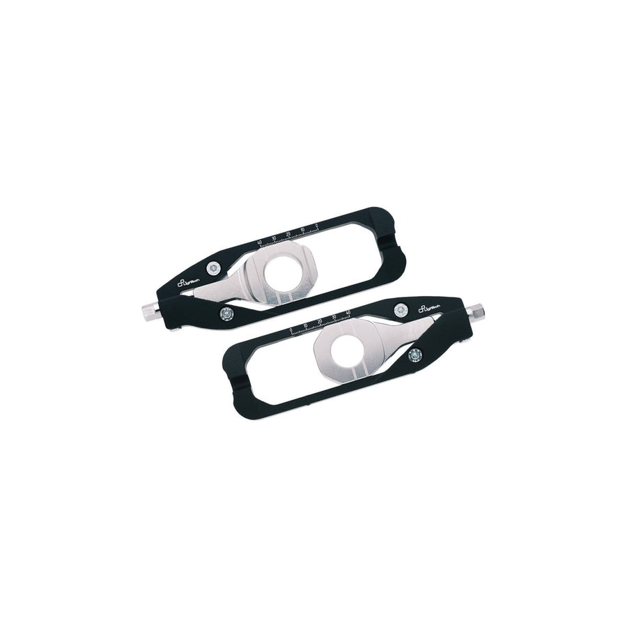 LighTech TESU004NER black chain adjusters, left and right pair.