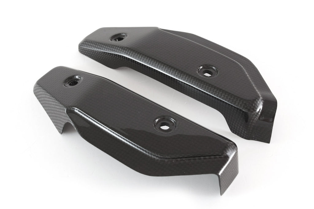 MOTOCORSE Radiator Cover - Set Trama del carbonio e finitura superficiale - 200P – Plain