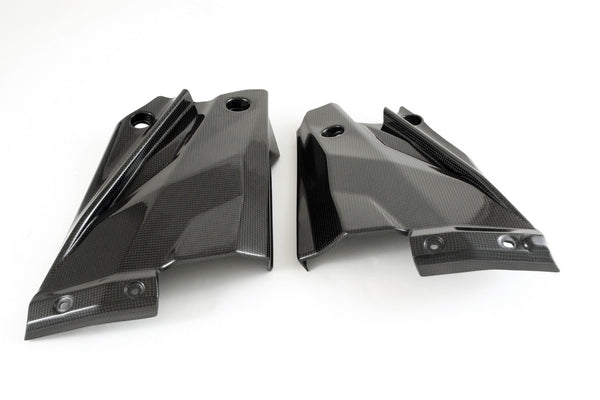MOTOCORSE Belly covers strada - set Trama del carbonio e finitura superficiale - 2