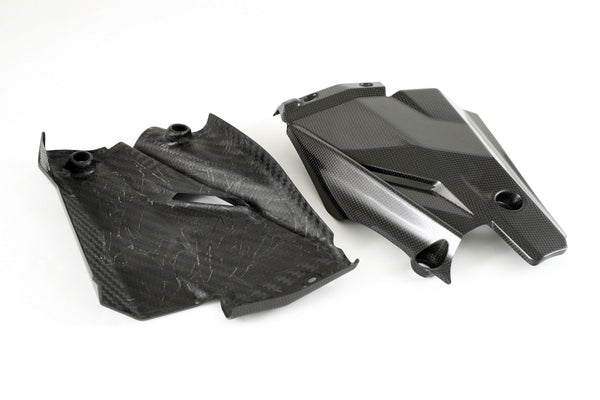 MOTOCORSE Belly covers strada - set Trama del carbonio e finitura superficiale - 2