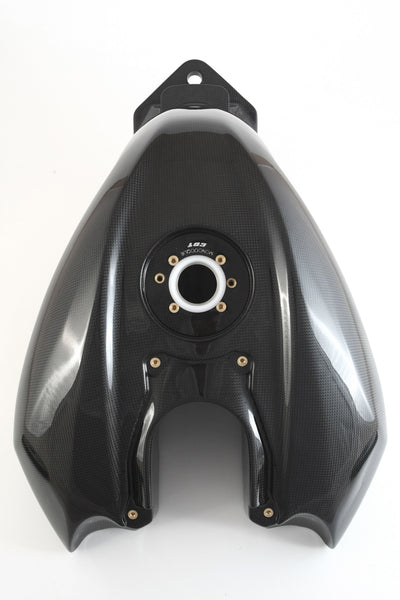 MOTOCORSE Fuel tank Trama del carbonio e finitura superficiale - 200P – Plain