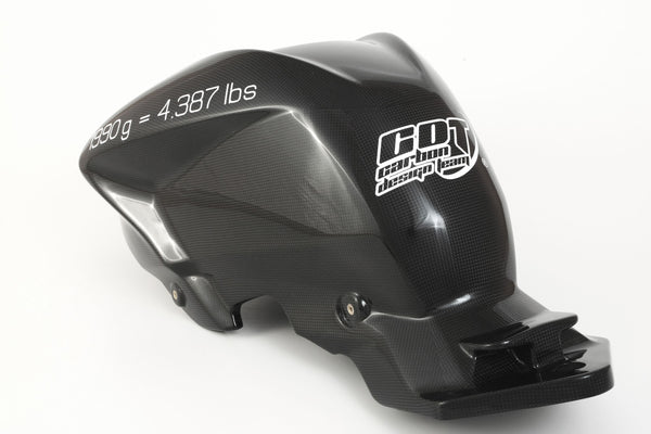 MOTOCORSE Fuel tank Trama del carbonio e finitura superficiale - 200P – Plain