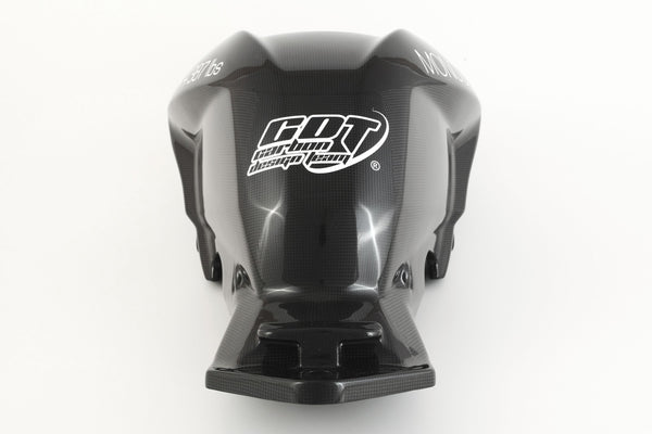 MOTOCORSE Fuel tank Trama del carbonio e finitura superficiale - 200P – Plain
