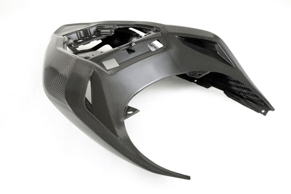 MOTOCORSE Double seat, tail Trama del carbonio e finitura superficiale - 2
