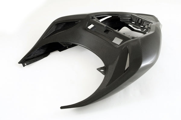 MOTOCORSE Double seat, tail Trama del carbonio e finitura superficiale - 2