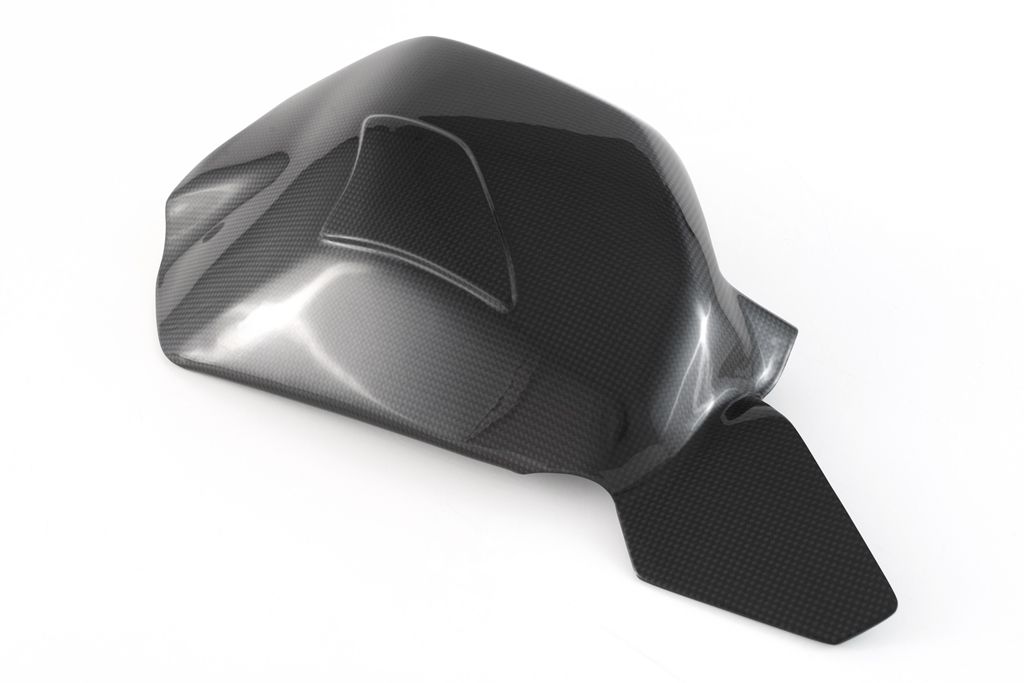 MOTOCORSE Swingarm guard Trama del carbonio e finitura superficiale - 2