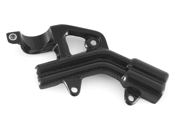 MOTOCORSE Rear brake oil reservoir mount Trama del carbonio e finitura superficiale - 2