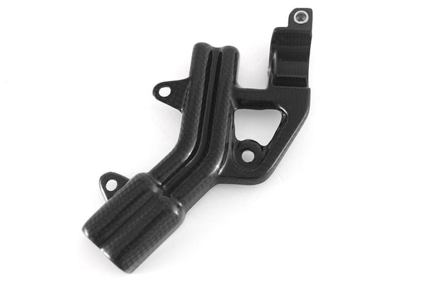 MOTOCORSE Rear brake oil reservoir mount Trama del carbonio e finitura superficiale - 2