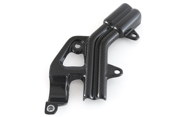 MOTOCORSE Rear brake oil reservoir mount Trama del carbonio e finitura superficiale - 2