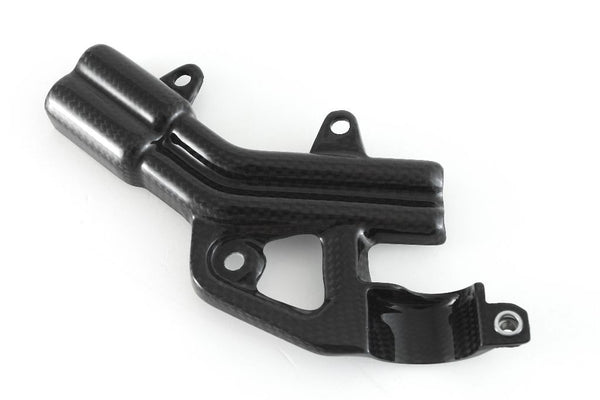 MOTOCORSE Rear brake oil reservoir mount Trama del carbonio e finitura superficiale - 2