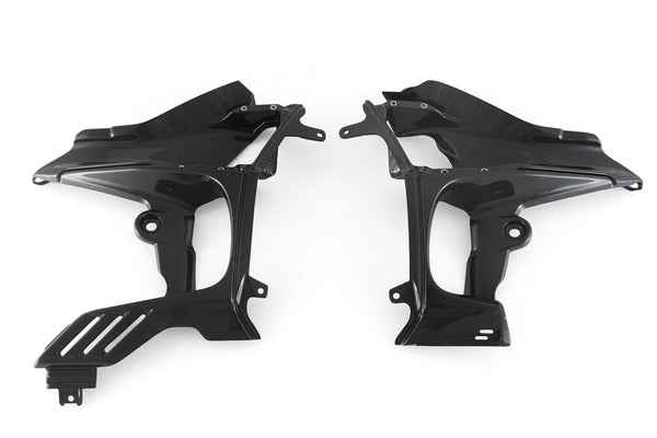 MOTOCORSE Inner side fairing set Trama del carbonio e finitura superficiale - 2