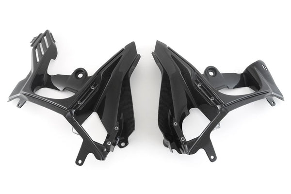MOTOCORSE Inner side fairing set Trama del carbonio e finitura superficiale - 2