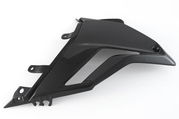 MOTOCORSE Fairing side panel - Lower left Trama del carbonio e finitura superficiale - 200P – Plain
