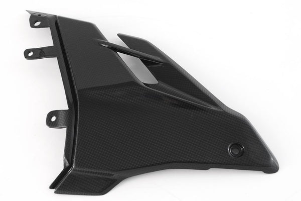 MOTOCORSE Fairing side panel - Lower right Trama del carbonio e finitura superficiale - 200P – Plain