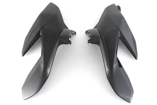 MOTOCORSE Upper side fairing set Trama del carbonio e finitura superficiale - 2