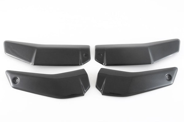 MOTOCORSE Radiators side covers set Trama del carbonio e finitura superficiale - 2