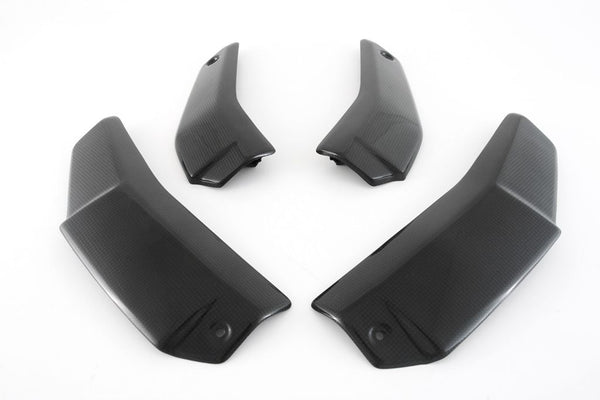 MOTOCORSE Radiators side covers set Trama del carbonio e finitura superficiale - 2