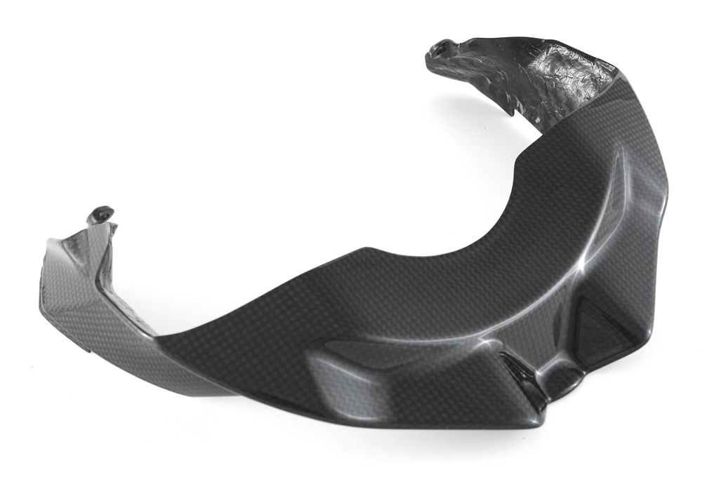 MOTOCORSE Lower headlight fairing Trama del carbonio e finitura superficiale - 2