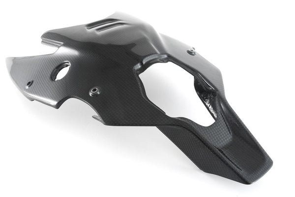 MOTOCORSE Seat tail bottom cover Trama del carbonio e finitura superficiale - 2