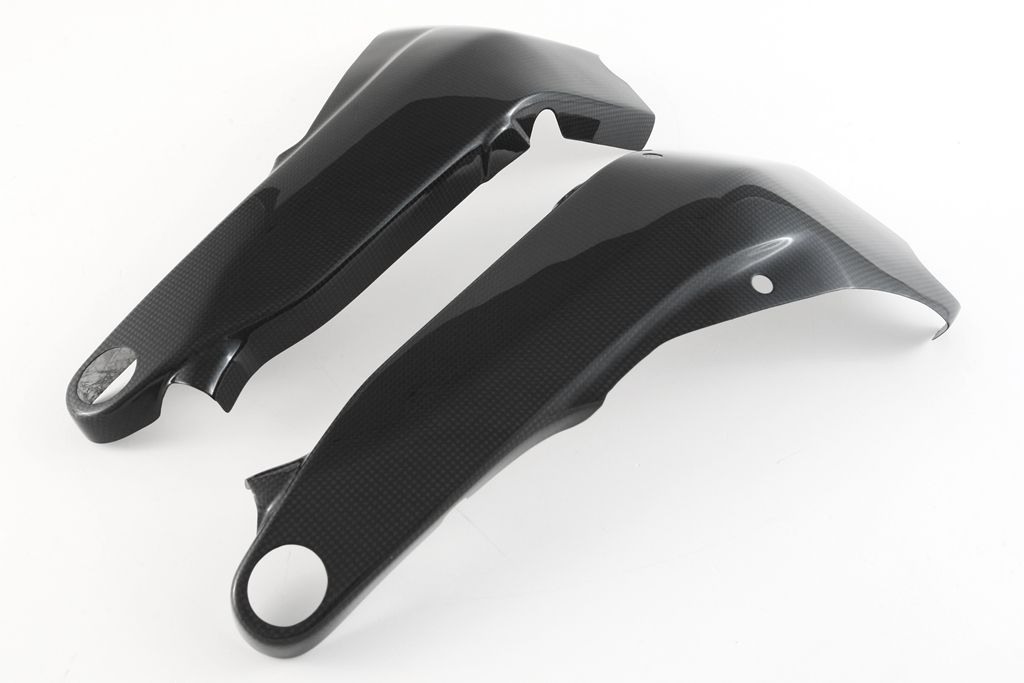 MOTOCORSE Frame covers set Trama del carbonio e finitura superficiale - 2