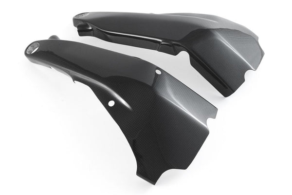 MOTOCORSE Frame covers set Trama del carbonio e finitura superficiale - 2