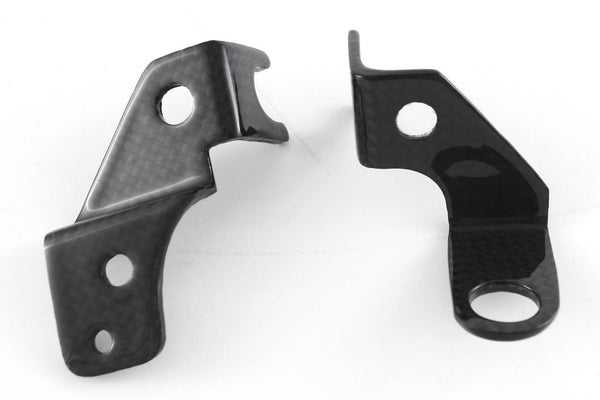 MOTOCORSE Brake and clutch reservoir mounts Trama del carbonio e finitura superficiale - 2