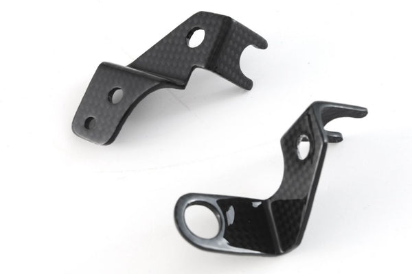 MOTOCORSE Brake and clutch reservoir mounts Trama del carbonio e finitura superficiale - 2