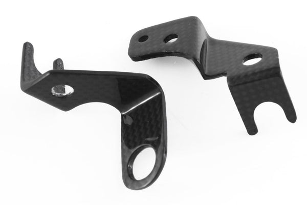 MOTOCORSE Brake and clutch reservoir mounts Trama del carbonio e finitura superficiale - 2