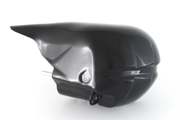 MOTOCORSE Exhaust protection (EURO5 - 2021) Trama del carbonio e finitura superficiale - 2