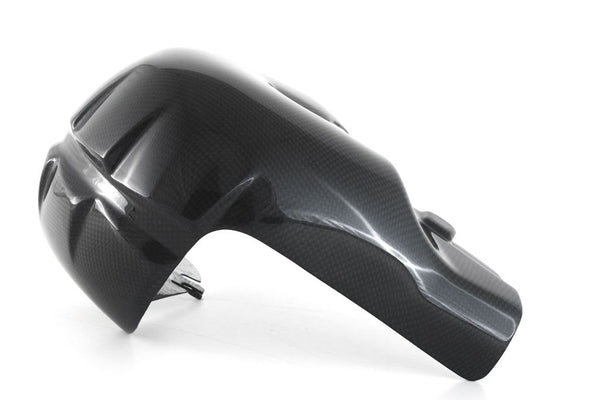 MOTOCORSE Exhaust protection (EURO5 - 2021) Trama del carbonio e finitura superficiale - 2