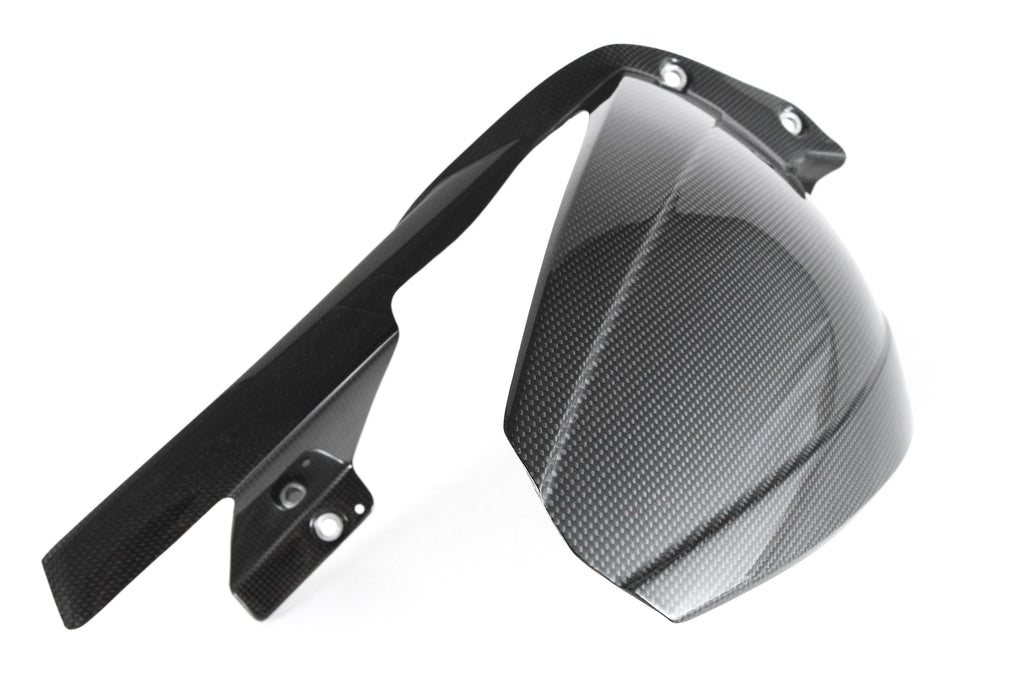 MOTOCORSE Rear hugger - wide Trama del carbonio e finitura superficiale - 2