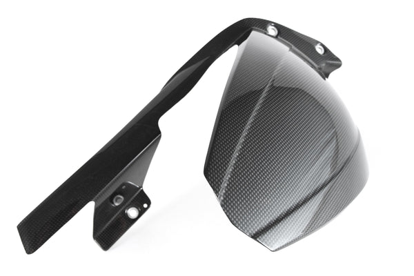 MOTOCORSE Rear hugger - wide Trama del carbonio e finitura superficiale - 2