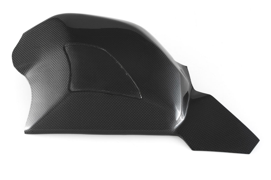 MOTOCORSE Swingarm guard with slider Trama del carbonio e finitura superficiale - 2