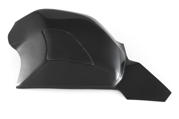 MOTOCORSE Swingarm guard with slider Trama del carbonio e finitura superficiale - 2