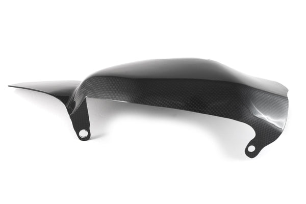 MOTOCORSE Swingarm guard with slider Trama del carbonio e finitura superficiale - 2