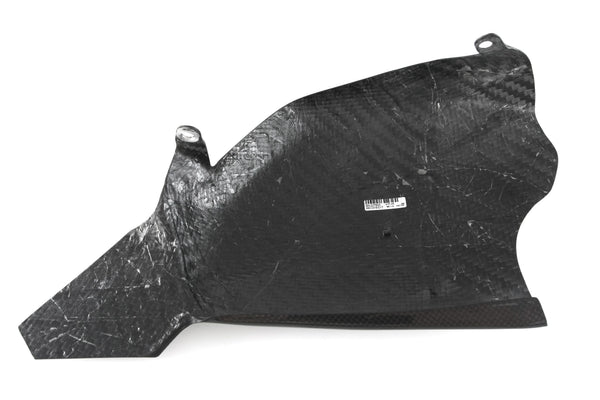 MOTOCORSE Swingarm guard with slider Trama del carbonio e finitura superficiale - 2