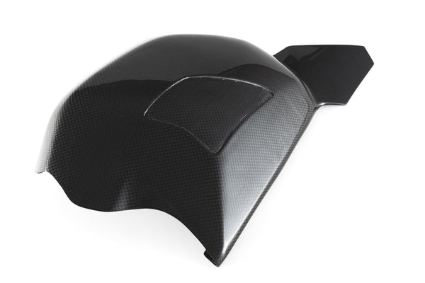 MOTOCORSE Swingarm guard with slider Trama del carbonio e finitura superficiale - 2