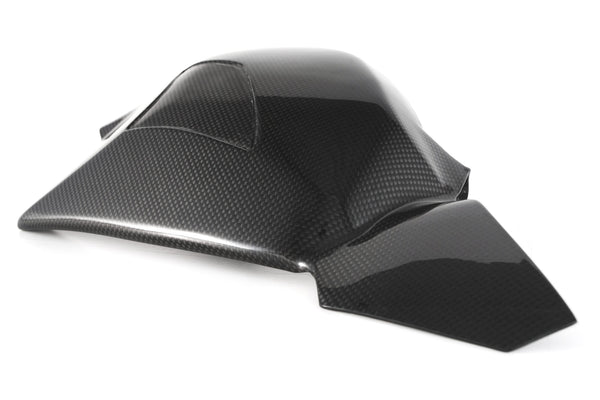 MOTOCORSE Swingarm guard with slider Trama del carbonio e finitura superficiale - 2