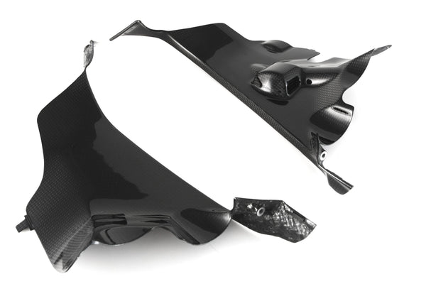 MOTOCORSE Airtube covers - set Trama del carbonio e finitura superficiale - 2