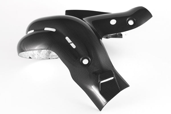 MOTOCORSE Exhaust protection Trama del carbonio e finitura superficiale - 2