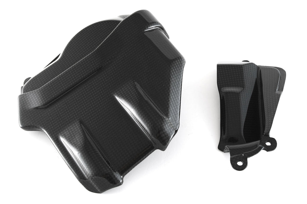 MOTOCORSE Bulkhead cover - set Trama del carbonio e finitura superficiale - 2