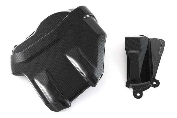 MOTOCORSE Bulkhead cover - set Trama del carbonio e finitura superficiale - 2