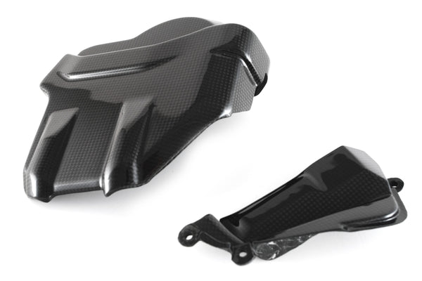 MOTOCORSE Bulkhead cover - set Trama del carbonio e finitura superficiale - 2