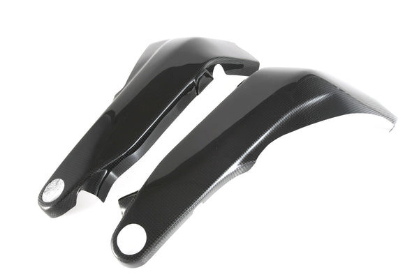 MOTOCORSE Frame cover extension - set Trama del carbonio e finitura superficiale - 2