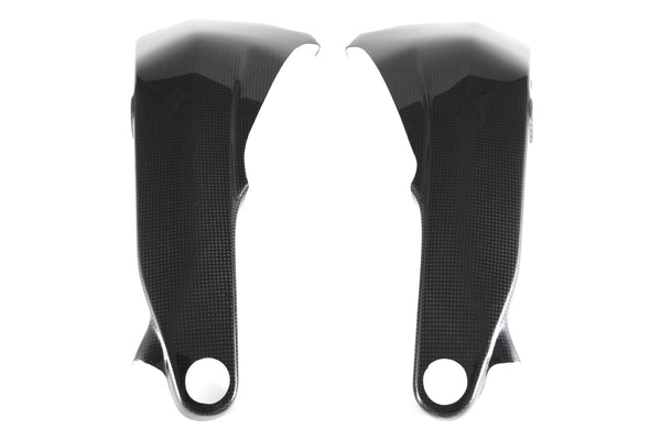 MOTOCORSE Frame cover extension - set Trama del carbonio e finitura superficiale - 2