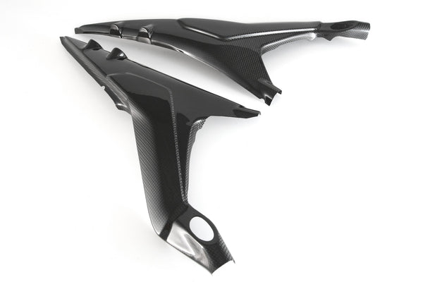 MOTOCORSE Subframe covers - set Trama del carbonio e finitura superficiale - 2